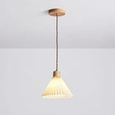 Umbrella Fold Kitchen Wooden Pendant Light - Clowas